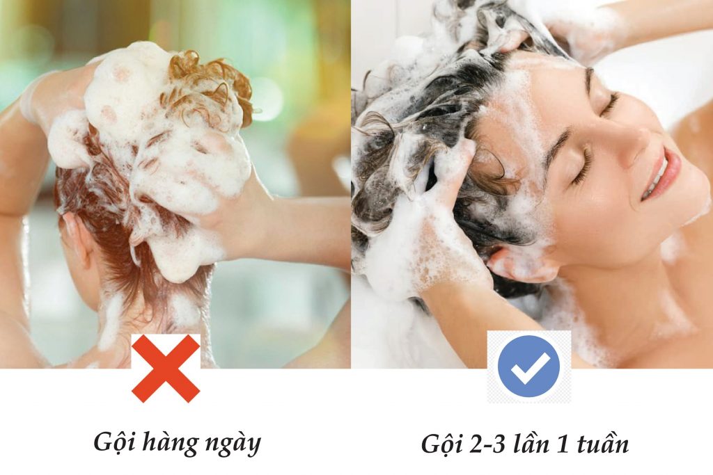 Gội đầu hàng ngày sẽ giúp tóc sạch và khỏe đẹp hơn